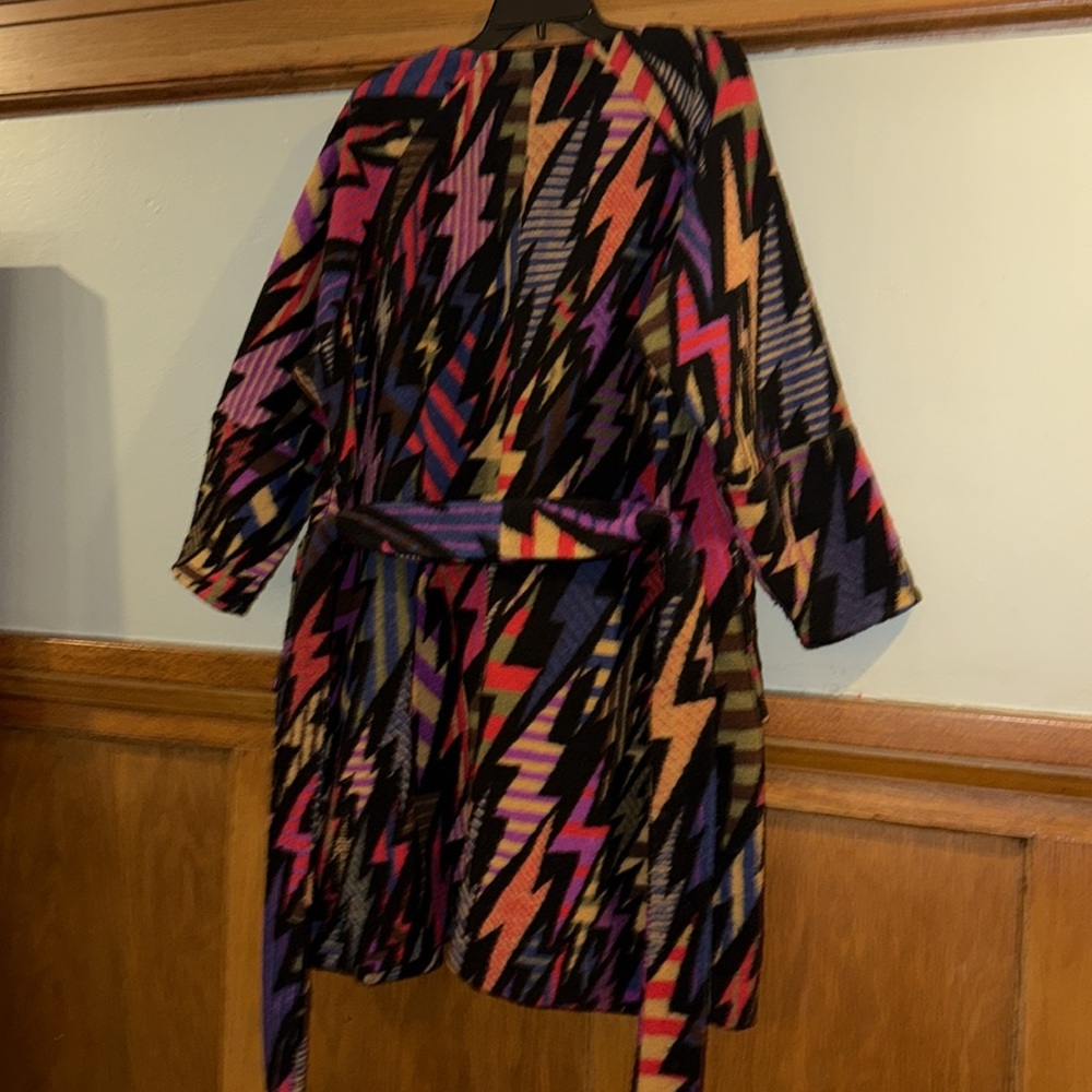 FARM Rio Black Multicolor Aztec Knit Cardigan - Picture 2 of 8